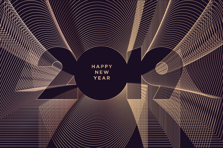 New Year Greeting Card