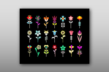 Flower Icon Set