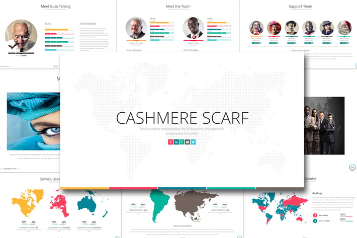 CASHMERE SCARF Powerpoint