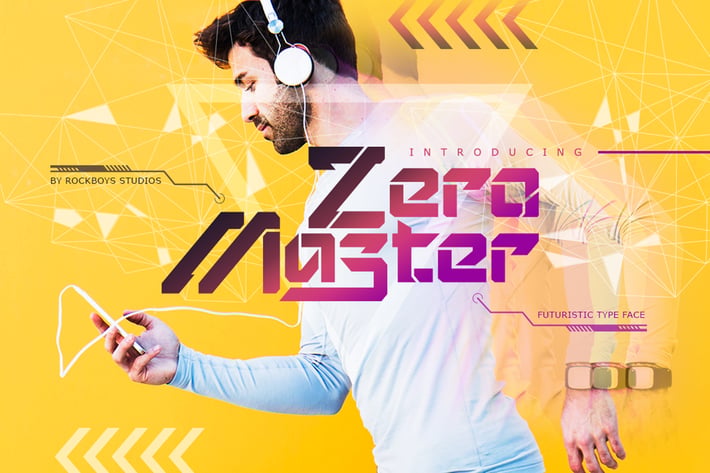 Zero Master - Technology Font
