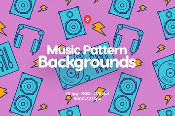 Music Pattern Backgrounds