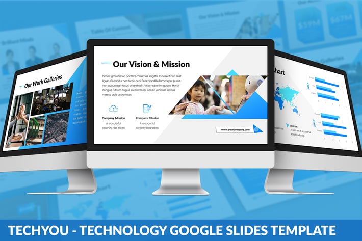 TechYou - Technology Google Slides Template