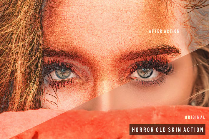 Horror Old Skin Art Action