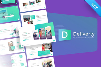 Deliverly - Logistic Keynote Template