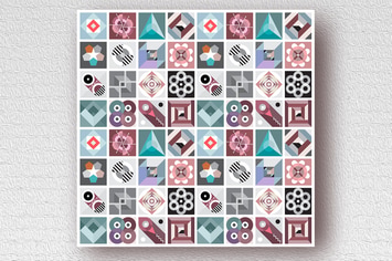 Decorative Geometric Patterns vector art design