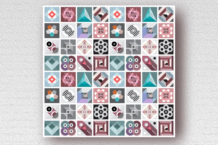Decorative Geometric Patterns vector art design
