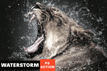 WaterStorm Photoshop Action