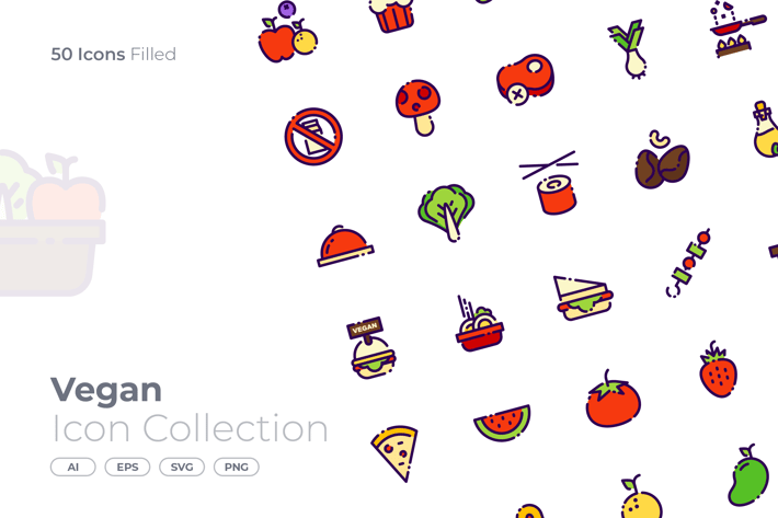 Vegan Filled Icon
