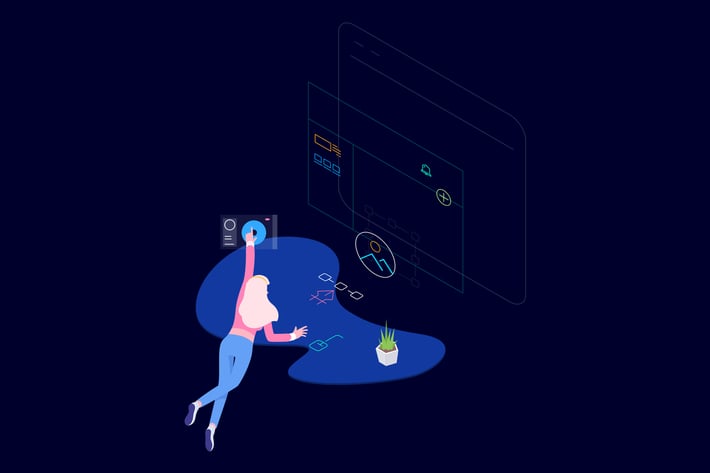 AR Creative Isometric Illustration