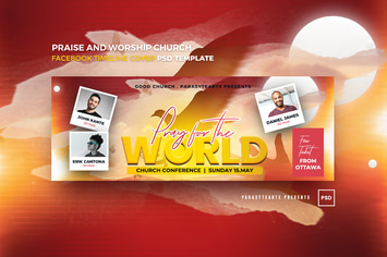 Praise and Worship Church Facebook Timeline Cover