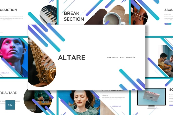 Altare - Musical Instrument Keynote Template