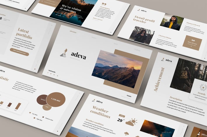 Adeva - Simplicity Powerpoint Template