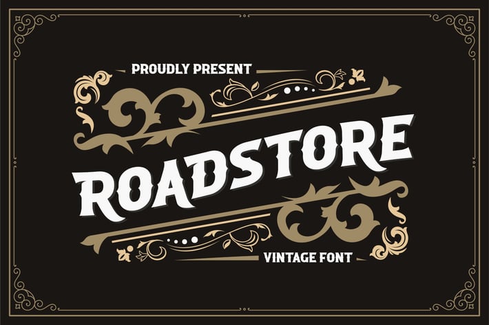 ROADSTORE - Vintage Font