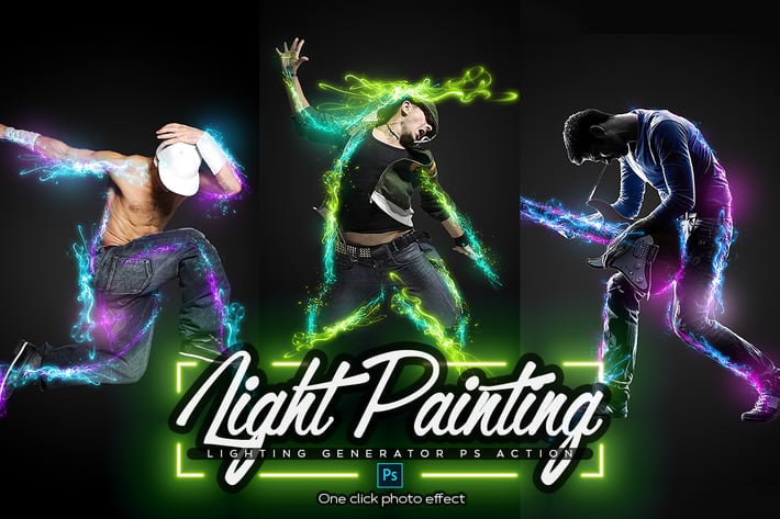 Light Painting Photoshop Action