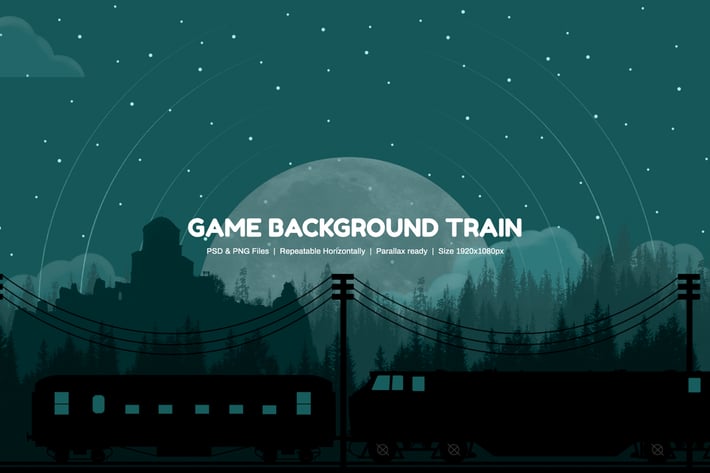 Game Background Train