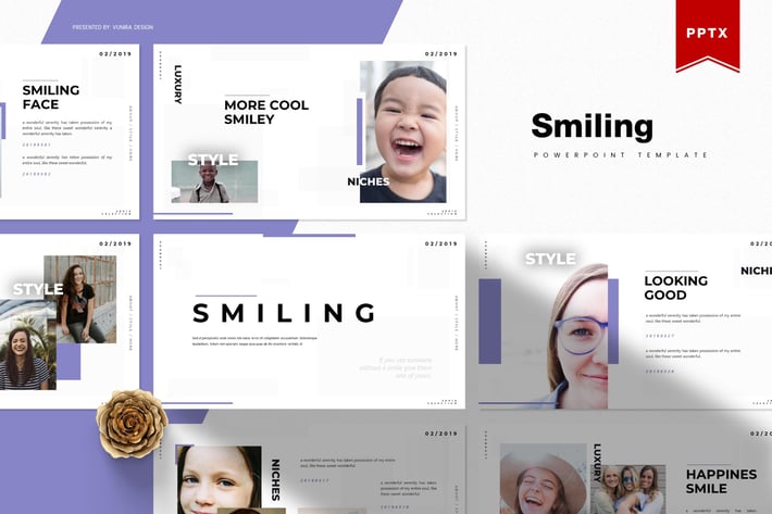 Smiling | Powerpoint Template
