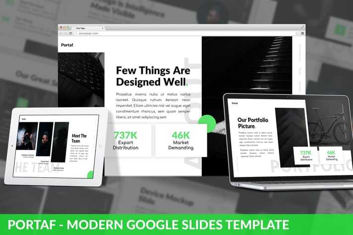 Protaf - Modern Google Slides Template