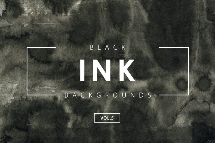 Black Ink Backgrounds Vol.5