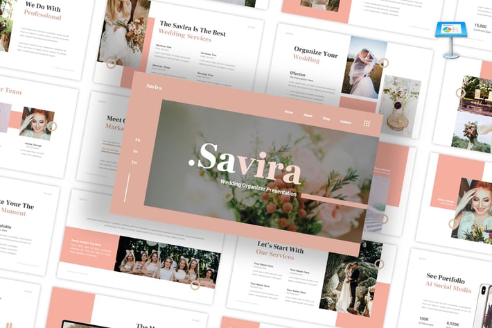 Savira - Wedding Organizer Keynote Template