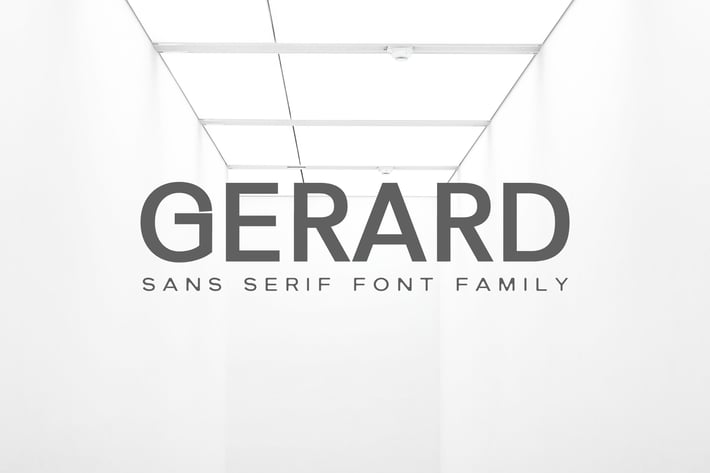 Gerard Sans Serif Font Family