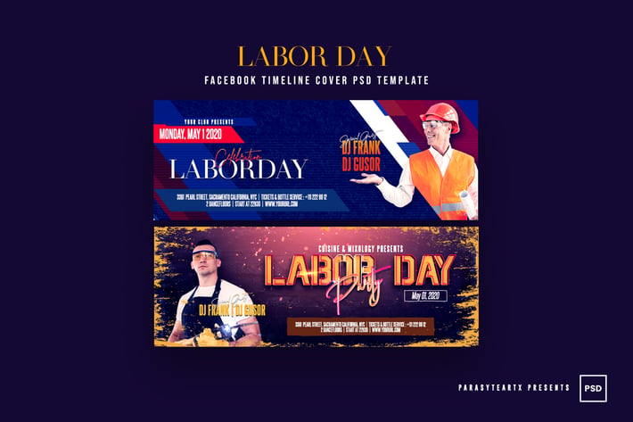 Labor Day Facebook Cover