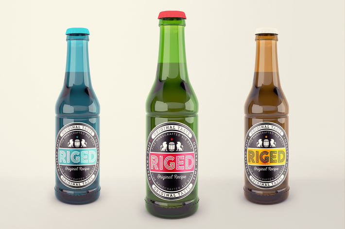 Realistic Beer Bottle Mock-Up