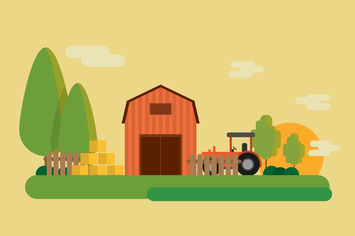 Farm - Illustration Background