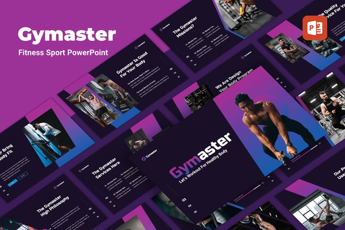 Gymaster - Fitness Sport PowerPoint Template