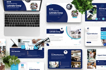 Letrale - Pitch Deck Powerpoint Template