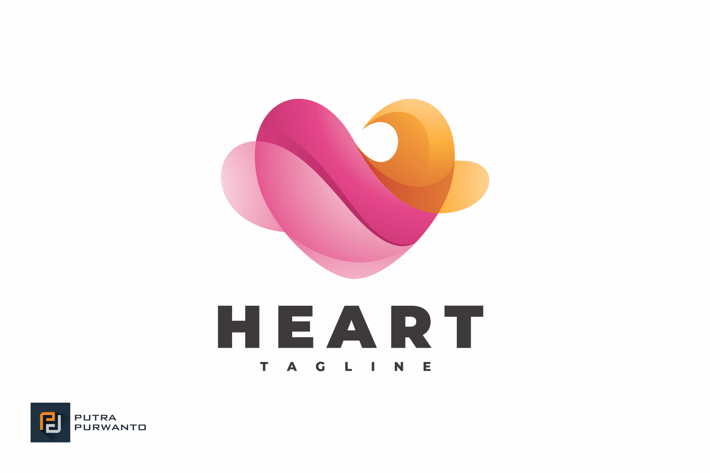 Abstract Heart - Logo Template