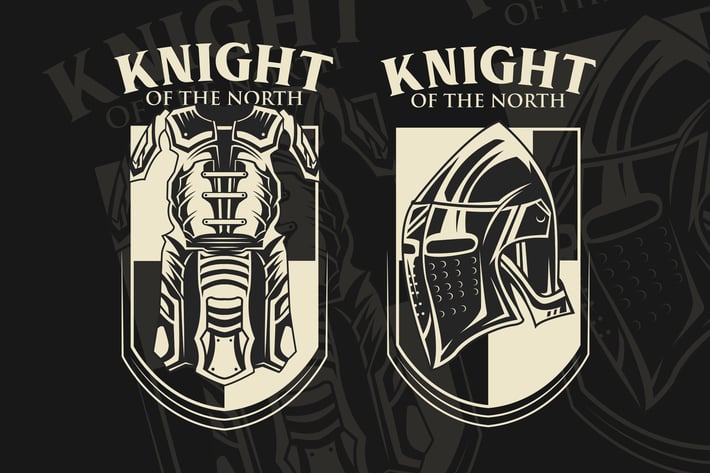 Armor Medieval Vector Emblem