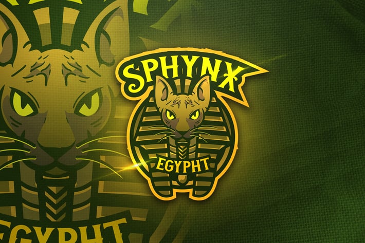 Sphynx Egypht -  Mascot & Sports Logo