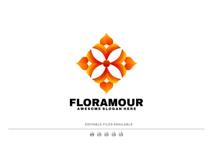 Flora Gradient Logo