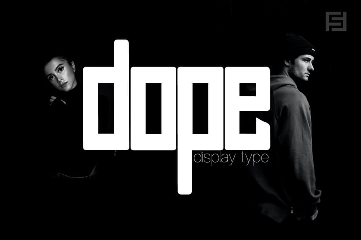DOPE - Unique Display / Logo Typeface