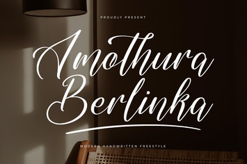 Amothura Berlinka Modern Handwritten Freestyle