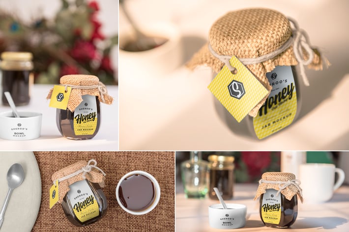 Honey Jar Mockups
