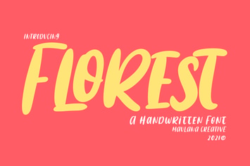 Florest Handwritten Font