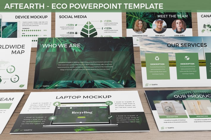 Aftearth - Eco Powerpoint Template