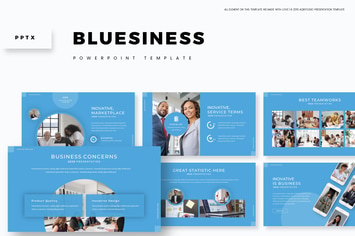 Bluesiness - Powerpoint Template