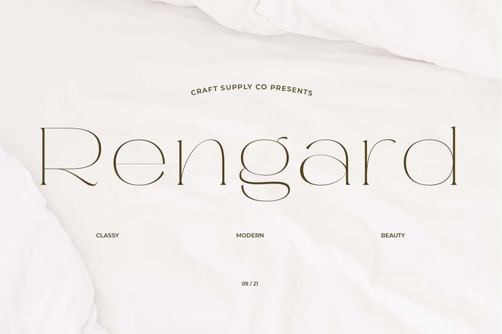 Rengard - Modern Serif Typeface