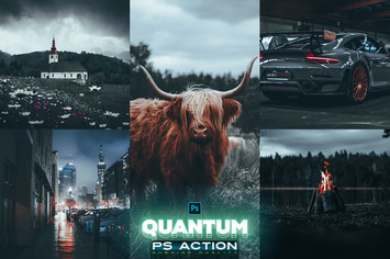 QUANTUM Photoshop Action