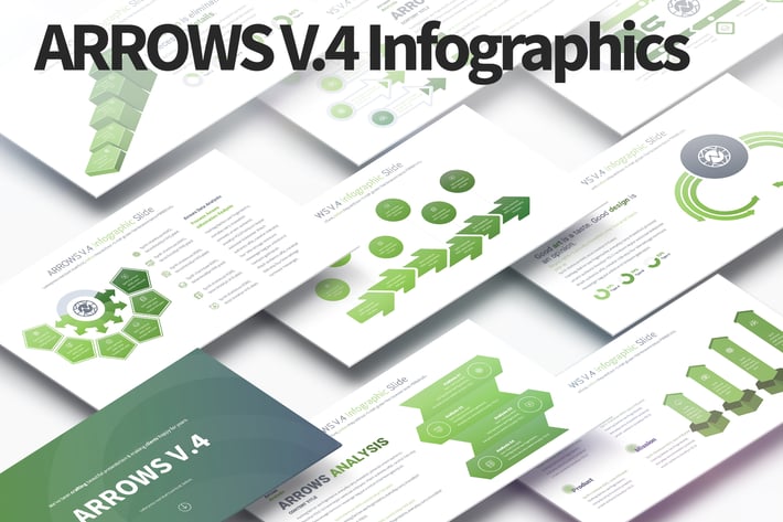 Arrows V.4 - PowerPoint Infographics Slides
