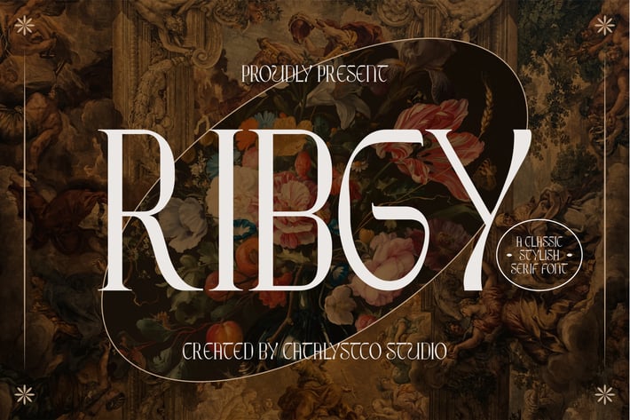 Ribgy Stylish Serif Font 
