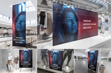 Indoor Advertising Mockups Vol. 3