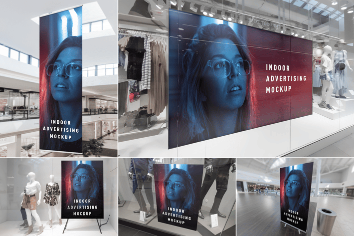 Indoor Advertising Mockups Vol. 3