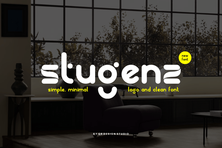 Stugenz - Minimal & Rounded Font
