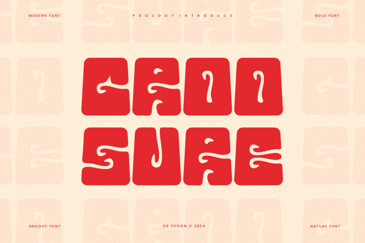 Groosure - Groovy & Nature Font