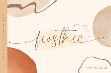 Fiosthic-Modern Signature Font