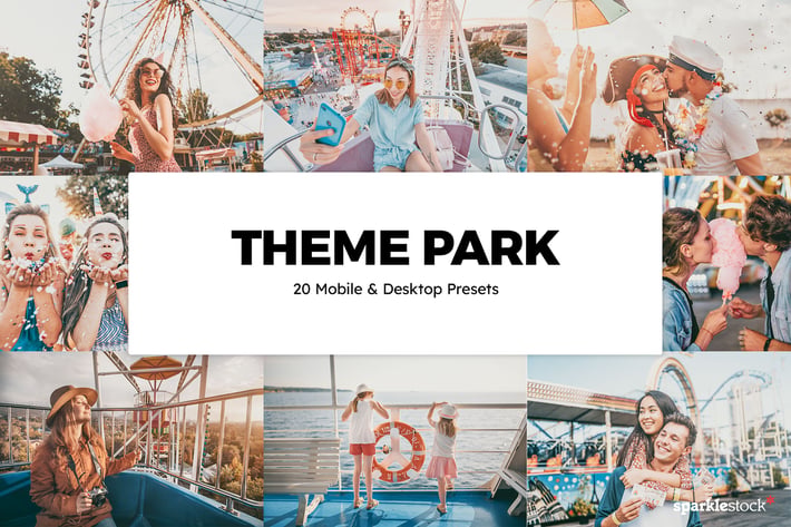 20 Theme Park Lightroom Presets & LUTs