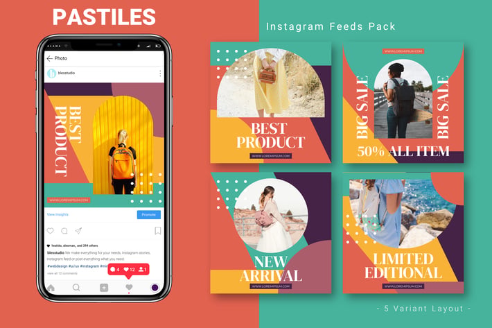Pastiles - Instagram Feed Pack